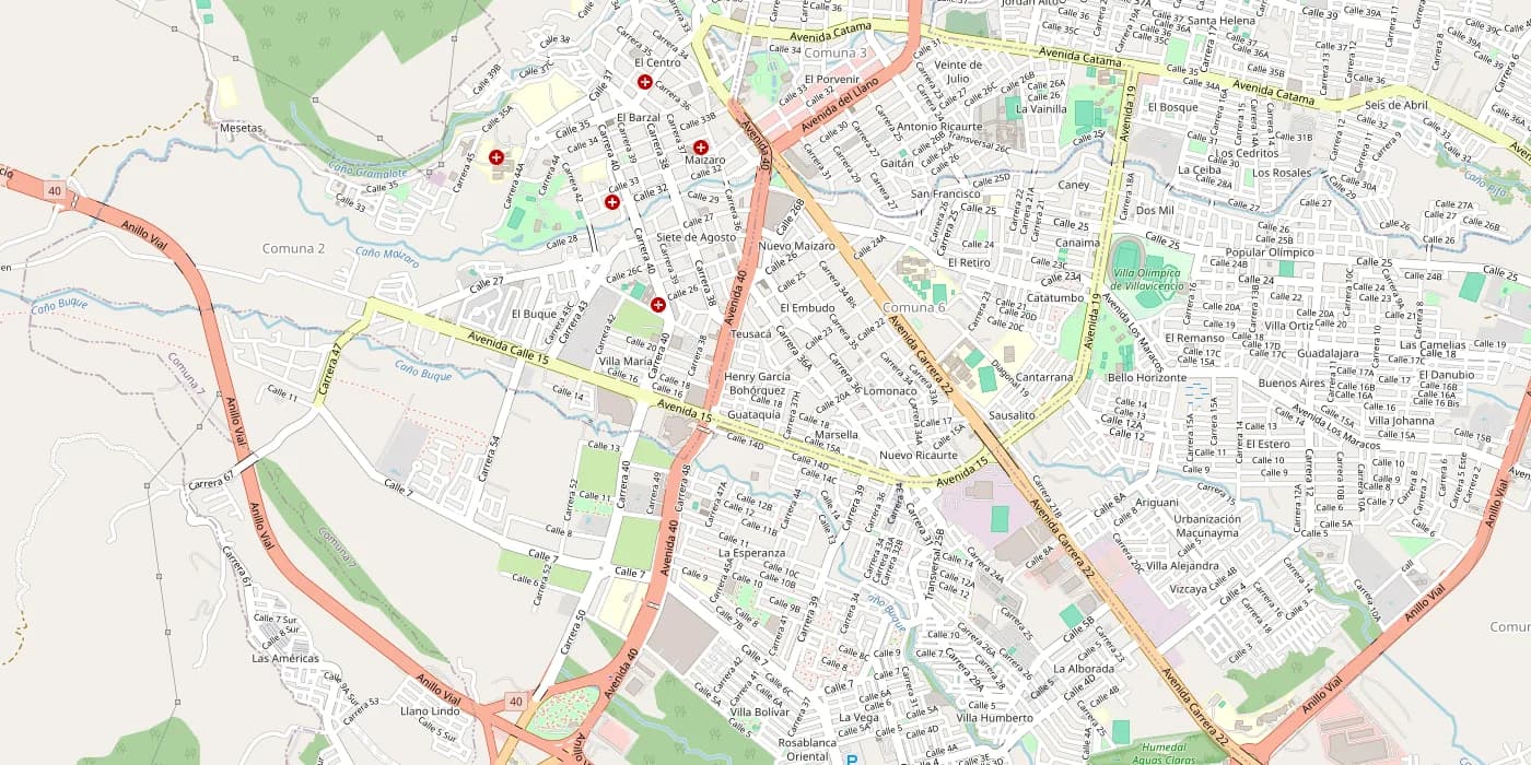 Mapa de la oficina de Bitlink en la Carrera 37K, Villavicencio, Meta
